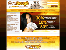 Tablet Screenshot of camdough.com